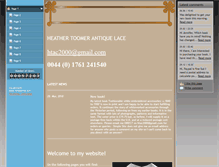 Tablet Screenshot of heather-toomer.com